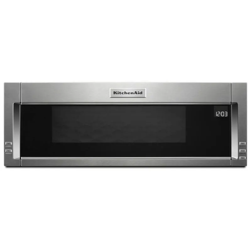 KitchenAid 30-Inch Low-Profile Microwave Hood Combo – Stainless Steel Ventilation System with 1000W Power and Adjustable Fan