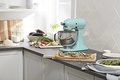 KitchenAid Artisan 5-Quart Mixer – Premium Tilt-Head Model Includes Removable Pouring Shield Accessory