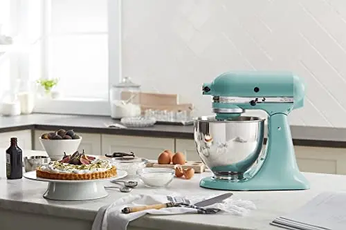 KitchenAid Artisan 5-Quart Stand Mixer with Pouring Shield – Tilt-Head Design for Controlled Ingredient Addition