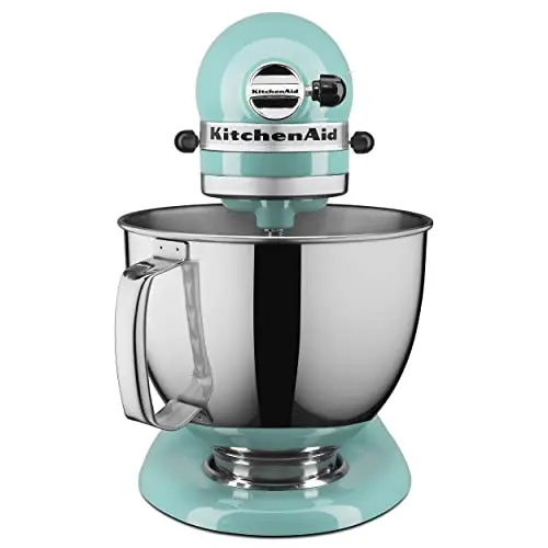 KitchenAid Artisan 5-Quart Stand Mixer with Pouring Shield – Tilt-Head Design for Controlled Ingredient Addition