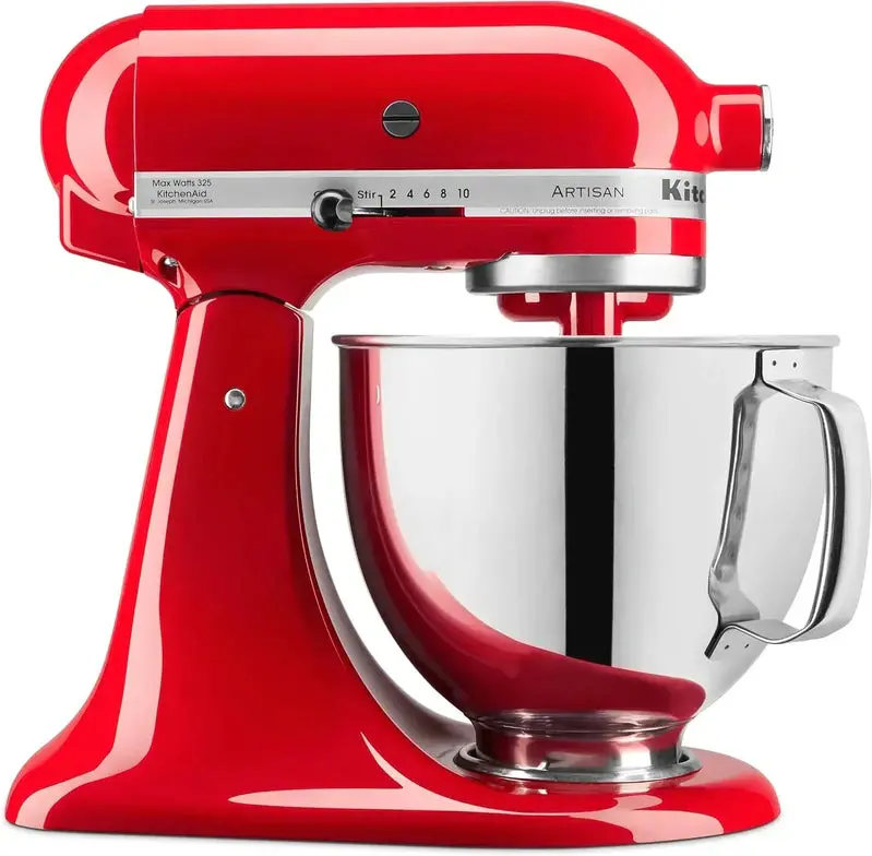 KitchenAid Artisan Series 5-Quart Stand Mixer – Professional 10-Speed Tilt-Head Appliance for Home Bakers