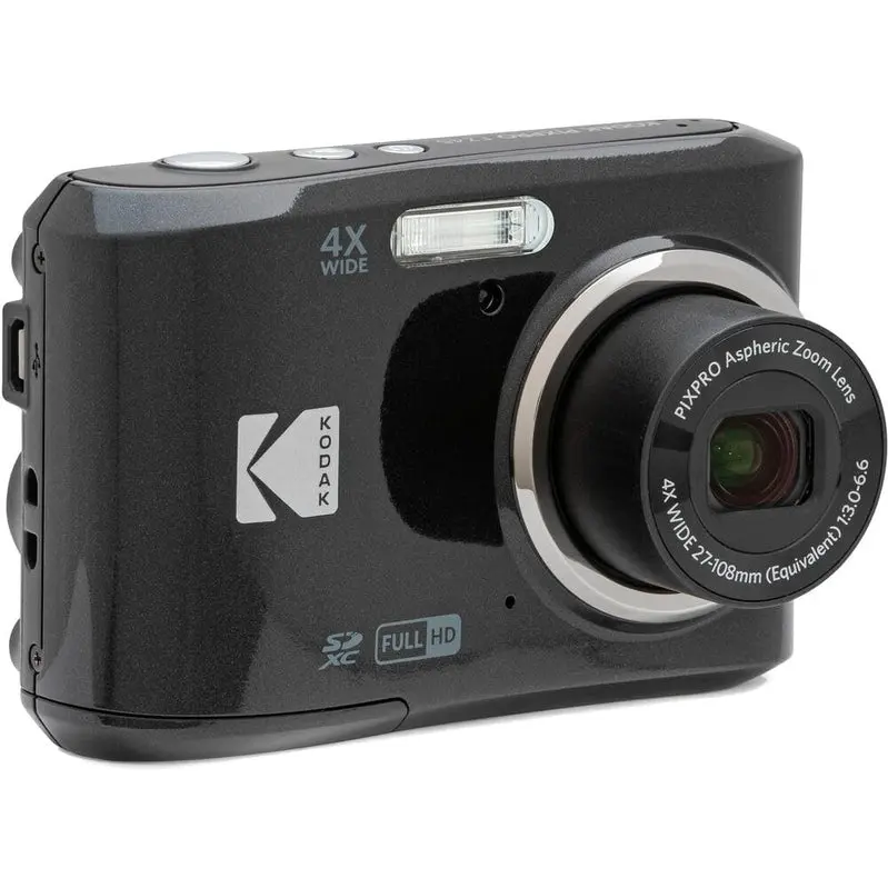 Kodak PIXPRO FZ45 16MP Digital Camera – 45x Optical Zoom, Black Body + 32GB SD Card Bundle
