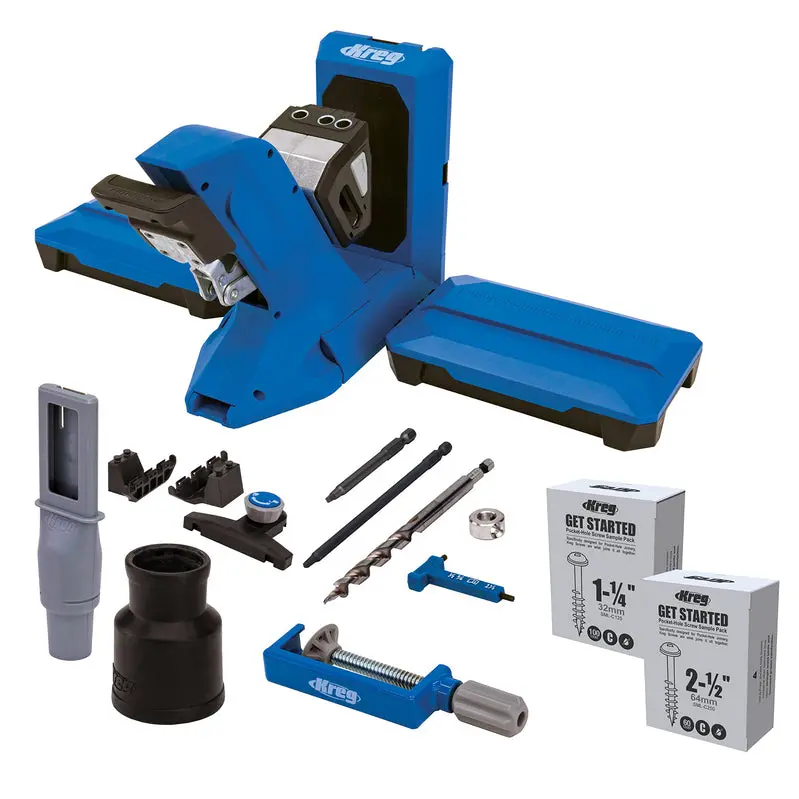 Kreg 720PRO Pocket-Hole Jig System – Professional Woodworking Tool Kit with Premium Screws and Precision Drill Guide