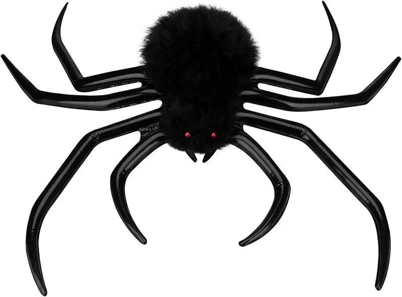 Large Inflatable Halloween Spider – Outdoor Decor for Front Yards and Garden Displays