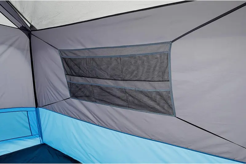 LED-Equipped Pop-Up Family Tent – Instant-Setup 6/9/12-Person Multi-Room Camping Tent with Integrated Lighting & Storage Pockets 2