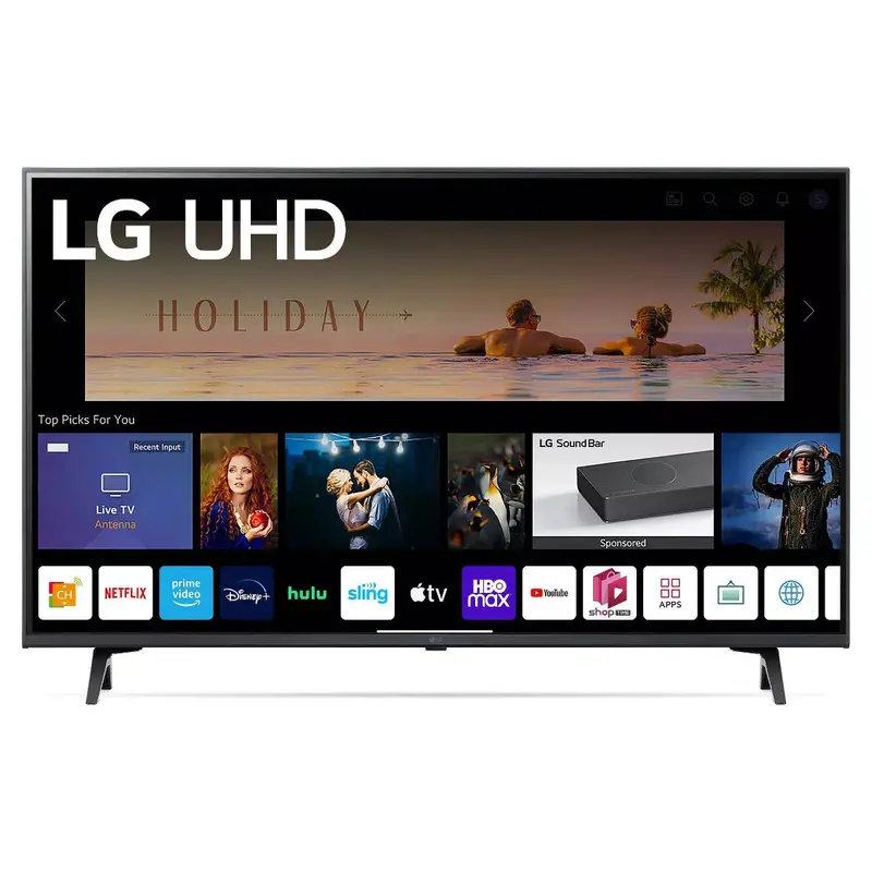 LG 43UQ7590PUB 43-Inch 4K UHD Smart TV – AI Picture Enhancer, HDR Support, webOS Platform