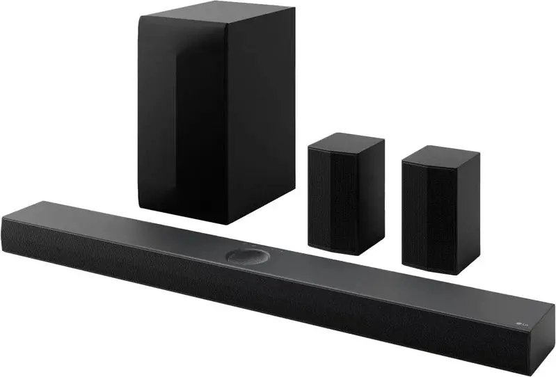 LG S70TR 5.1.1-Channel Soundbar System – Wireless Subwoofer & Rear Speakers, Dolby Atmos Immersive Audio, WOW Orchestra Technology