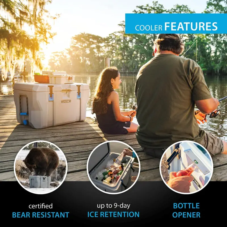Lifetime 77-Quart Heavy-Duty Insulated Cooler – Durable Rotomolded Design (Model 90903)