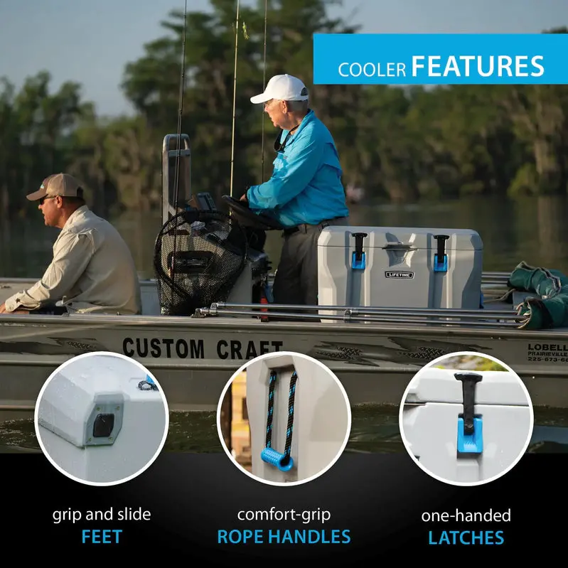 Lifetime 77-Quart Heavy-Duty Insulated Cooler – Durable Rotomolded Design (Model 90903)