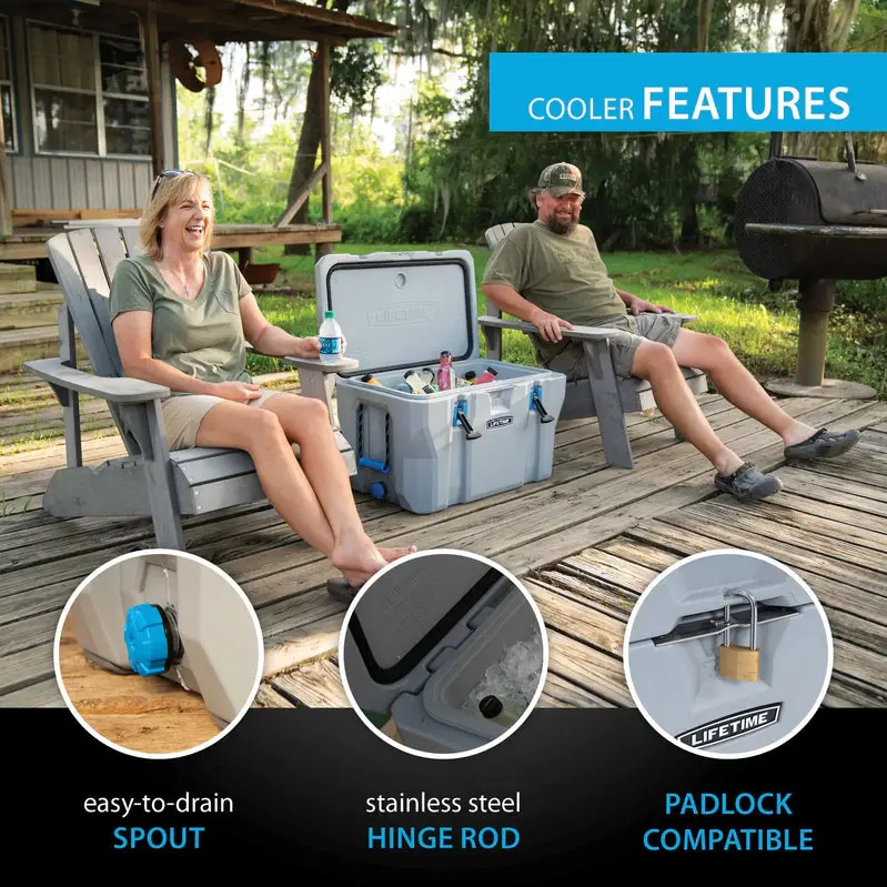 Lifetime 77-Quart Heavy-Duty Insulated Cooler – Durable Rotomolded Design (Model 90903)