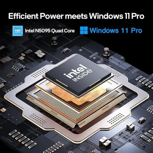 Lightweight 15.6-Inch Windows 11 Laptop – 16GB RAM, 512GB SSD, Intel N5095, FHD IPS Display