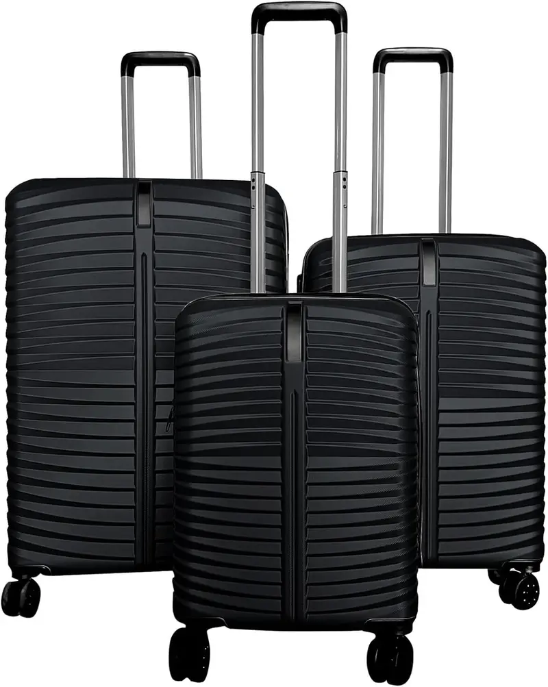 Lightweight 20/24/28-Inch Hardshell Spinner Luggage Set — Pin Stripe Pattern 2