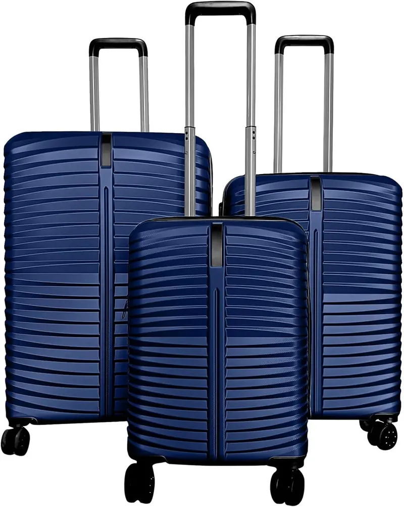 Lightweight 20/24/28-Inch Hardshell Spinner Luggage Set — Pin Stripe Pattern