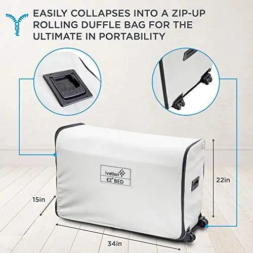 Lightweight Folding Guest Bed – Quick-Assembly Portable Bed for Easy Setup