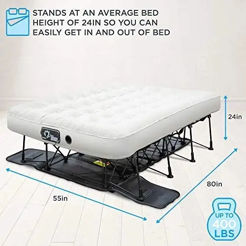 Lightweight Folding Guest Bed – Quick-Assembly Portable Bed for Easy Setup