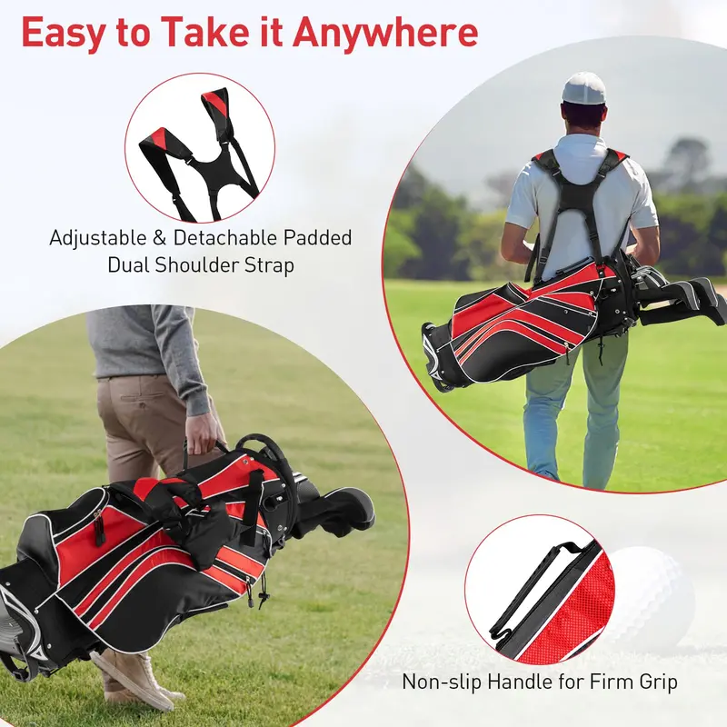Lightweight Golf Stand Bag – Streamlined Design for Walkable Rounds