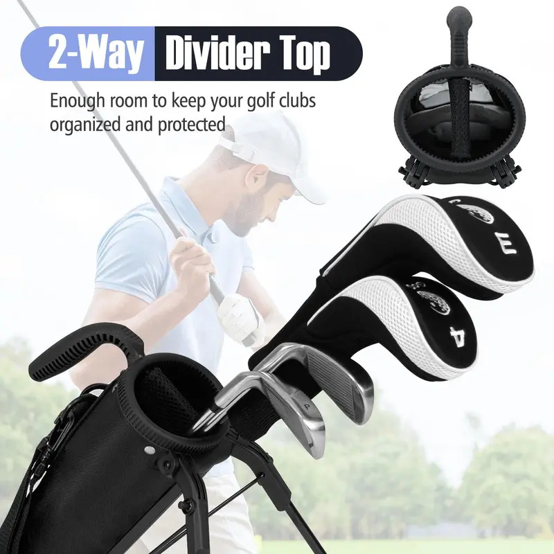 Lightweight Stand Golf Bag Optimized for Pitch-and-Putt and Short-Game Practice