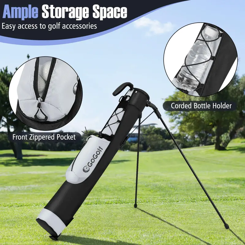 Lightweight Stand Golf Bag Optimized for Pitch-and-Putt and Short-Game Practice