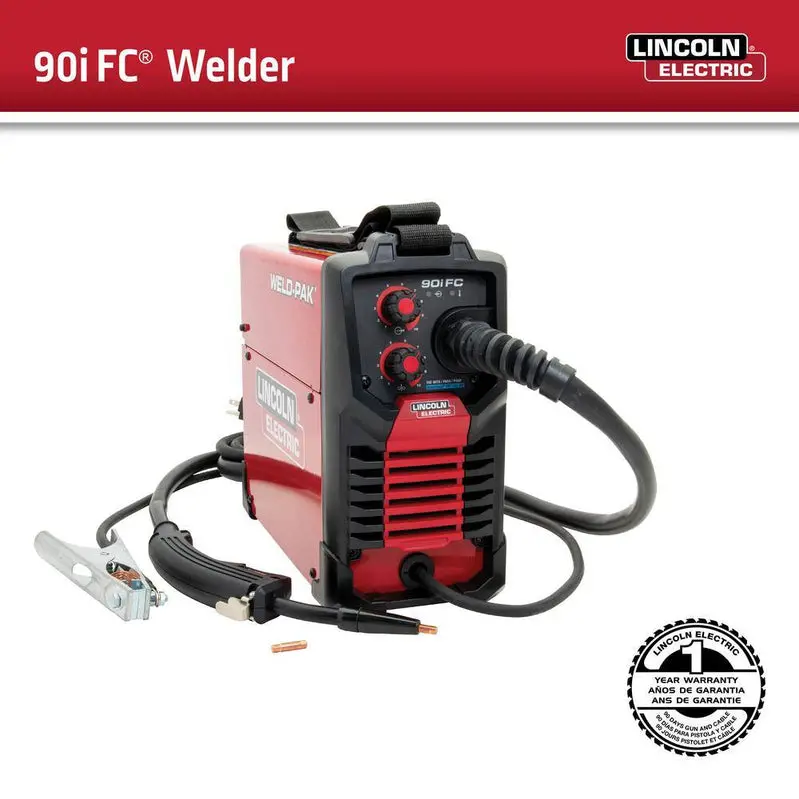 Lincoln Electric WELD-PAK 90i FC Flux-Cored Welder – Portable Gasless Wire Feed System (K5255-1)