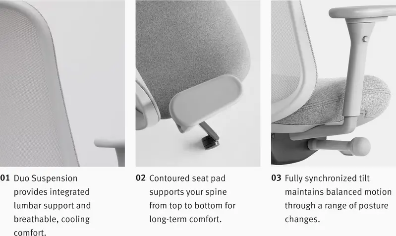 Lino Ergonomic Task Chair – Contemporary Office Seating with Adjustable Support Features