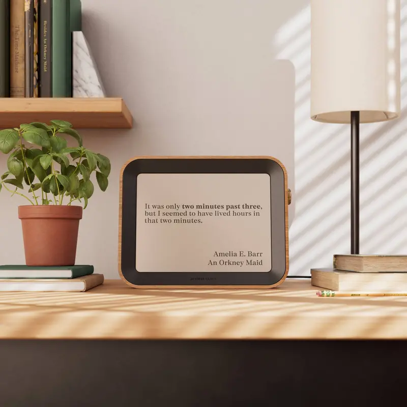 Literary-Inspired Large Wall Clock – Author-Themed Decorative Timepiece