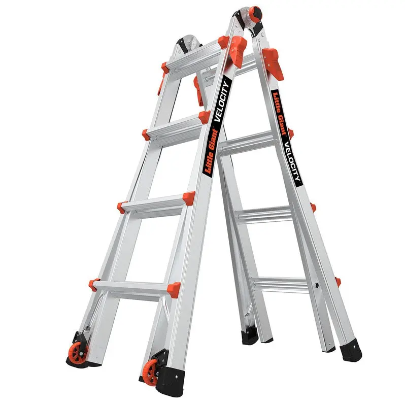 Little Giant Velocity 17-Foot Multi-Position Ladder – Type 1A Duty-Rated Aluminum Extension Ladder