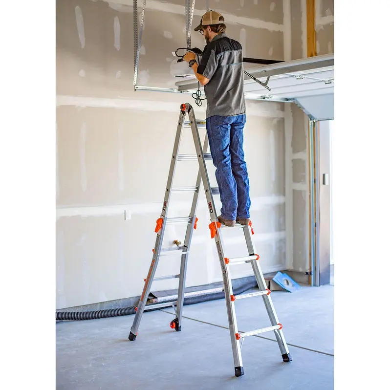 Little Giant Velocity 17-Foot Multi-Position Ladder – Type 1A Duty-Rated Aluminum Extension Ladder