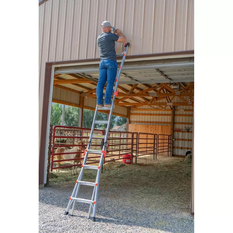 Little Giant Velocity 17-Foot Multi-Position Ladder – Type 1A Duty-Rated Aluminum Extension Ladder