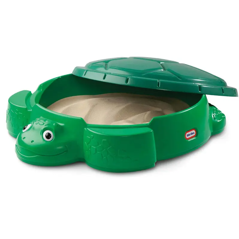 Little Tikes Classic Turtle Sandbox – Durable Outdoor Sand Play Center for Kids