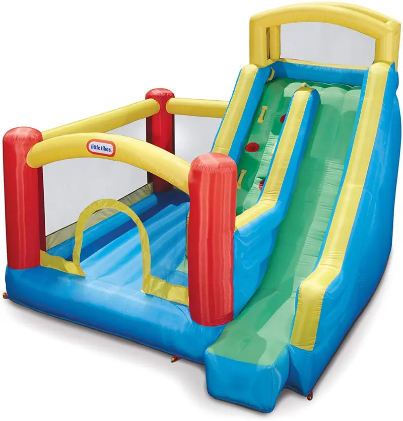 Little Tikes Giant Inflatable Slide and Bouncer Combo – Versatile Indoor/Outdoor Play Center for Kids