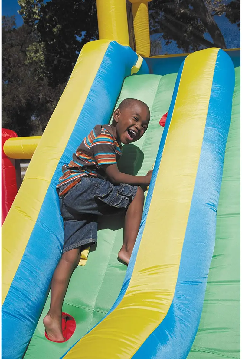 Little Tikes Giant Inflatable Slide and Bouncer Combo – Versatile Indoor/Outdoor Play Center for Kids