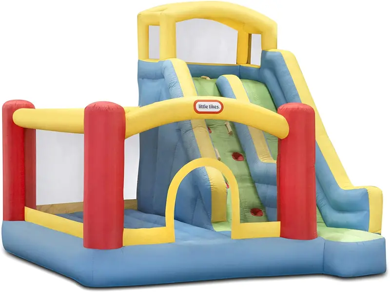 Little Tikes Giant Inflatable Slide and Bouncer Combo – Versatile Indoor/Outdoor Play Center for Kids