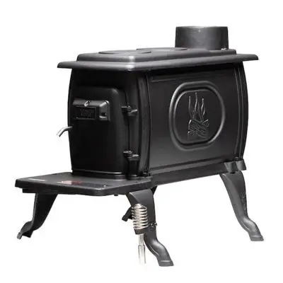 Logwood EPA-Exempt Cast Iron Wood Stove – Efficient Heating Solution for Areas up to 900 Sq. Ft.