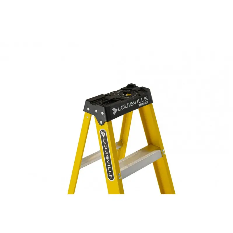 Louisville Fiberglass Step Ladder – 8 ft Tall, 250 lb Weight Capacity (Model W-3118-08)
