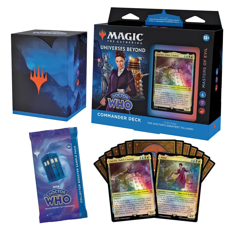 Magic: The Gathering Doctor Commander Bundle — Themed MTG Deck Collection with Exclusive Accessories