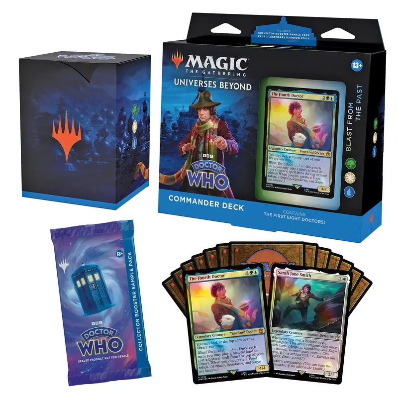 Magic: The Gathering Doctor Commander Bundle — Themed MTG Deck Collection with Exclusive Accessories