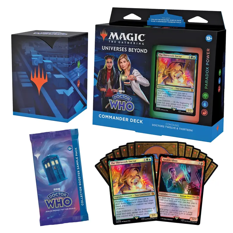 Magic: The Gathering Doctor Commander Bundle — Themed MTG Deck Collection with Exclusive Accessories