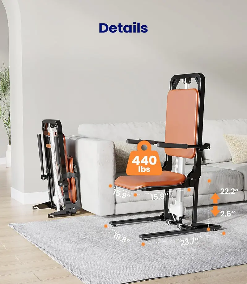MAIDeSITe Electric Floor Lift – Mobility Aid with 440 lb Capacity for Seniors