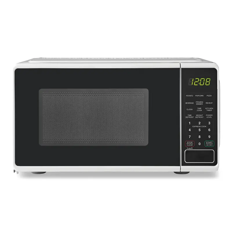Mainstays 0.7 Cu. Ft. Compact Microwave Oven – 700W Countertop Appliance in Sleek White