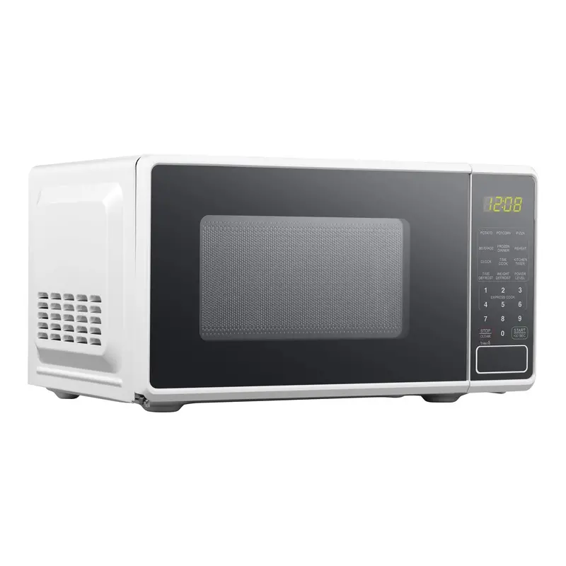 Mainstays 0.7 Cu. Ft. Compact Microwave Oven – 700W Countertop Appliance in Sleek White
