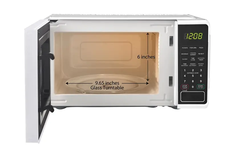 Mainstays 0.7 Cu. Ft. Compact Microwave Oven – 700W Countertop Appliance in Sleek White