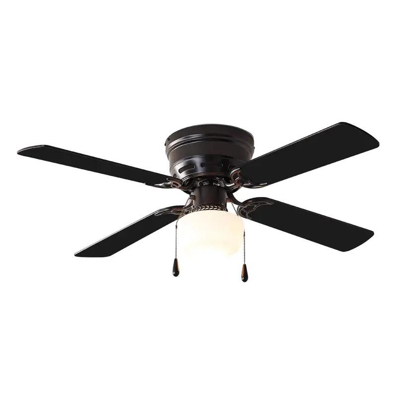 Mainstays 42-Inch Reversible Indoor Ceiling Fan – Black 4-Blade Model with Integrated Light Kit