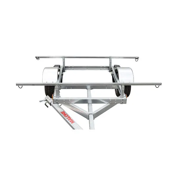 Malone LowMax Galvanized 2-Kayak Trailer – 600 lb Capacity, LED Lighting, Highway-Rated Tires