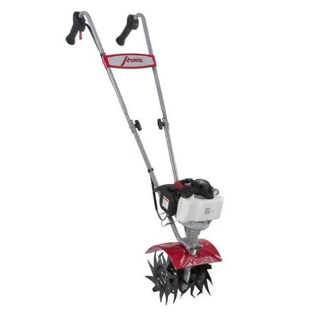 MANTIS 25 cc 9-Inch Front-Tine Mini Tiller – Forward-Rotation Cultivator for Tight Spaces