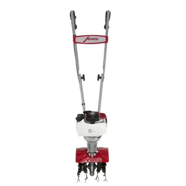 MANTIS 25 cc Compact Front-Tine Tiller – 9-Inch Cultivation Width Ideal for Small Plots