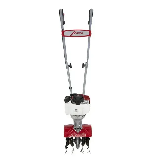 MANTIS 25 cc Compact Front-Tine Tiller – 9-Inch Cultivation Width Ideal for Small Plots