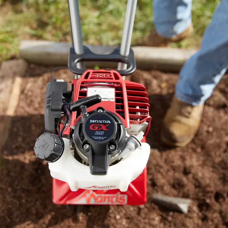 Mantis 7268 25cc Mini-Tiller – CARB-Compliant Front-Tine Cultivator for Compact Garden Beds