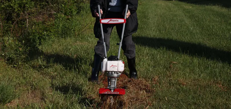 Mantis 7268 25cc Mini-Tiller – CARB-Compliant Front-Tine Cultivator for Compact Garden Beds