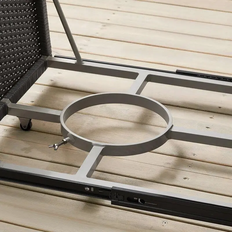 Martha Stewart 4-Piece All-Weather Outdoor Seating Set – Powder-Coated Metal Frames with Fade-Resistant Cushions