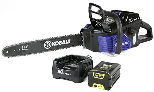 MAX-VOLT 80V Cordless 18-Inch Chainsaw with Lithium-Ion Battery for Efficient Cutting Performance